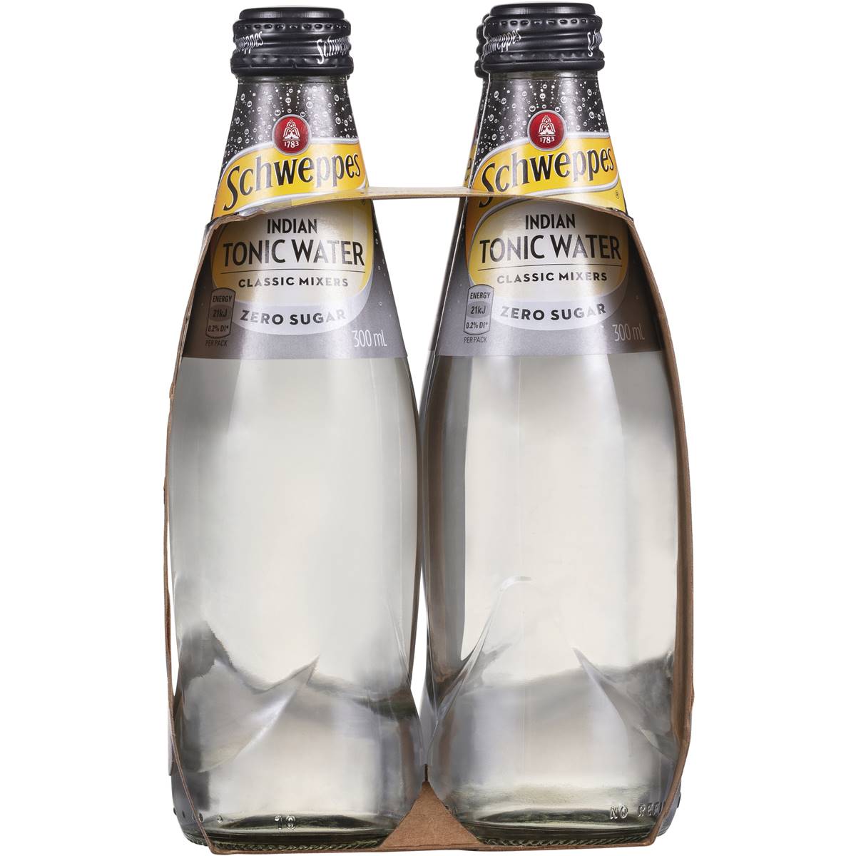 Schweppes Indian Tonic Water Zero Sugar 4 X300ml Woolworths