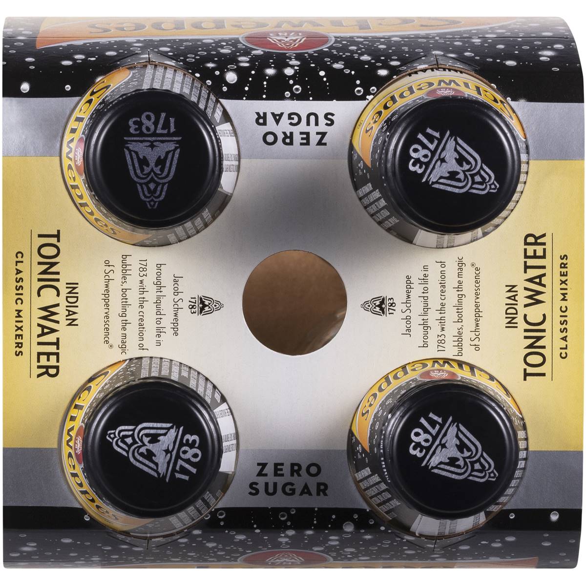 Schweppes Zero Sugar Mixers Indian Tonic Water Bottles Multipack 300ml