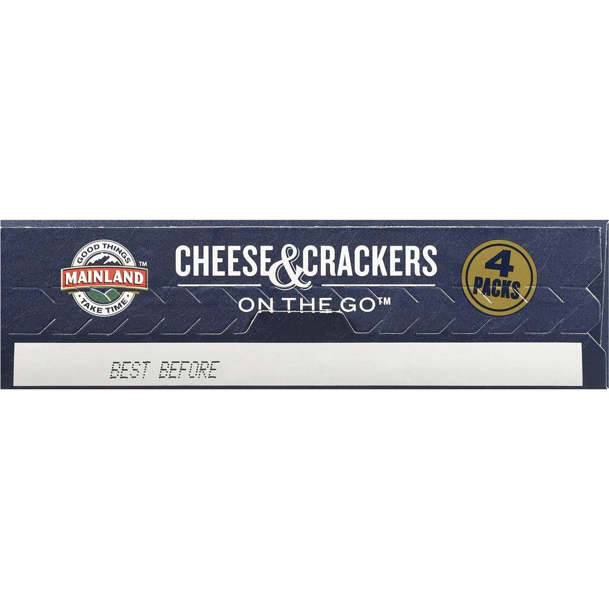 Mainland On The Go Light Cheese And Crackers 4pk 120g Woolworths