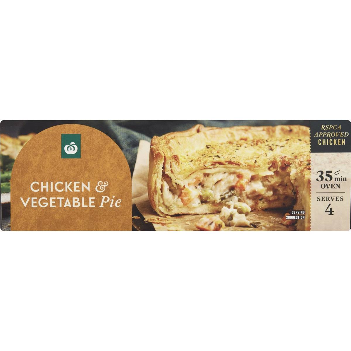 Woolworths Chicken & Vegetable Pie 700g Woolworths