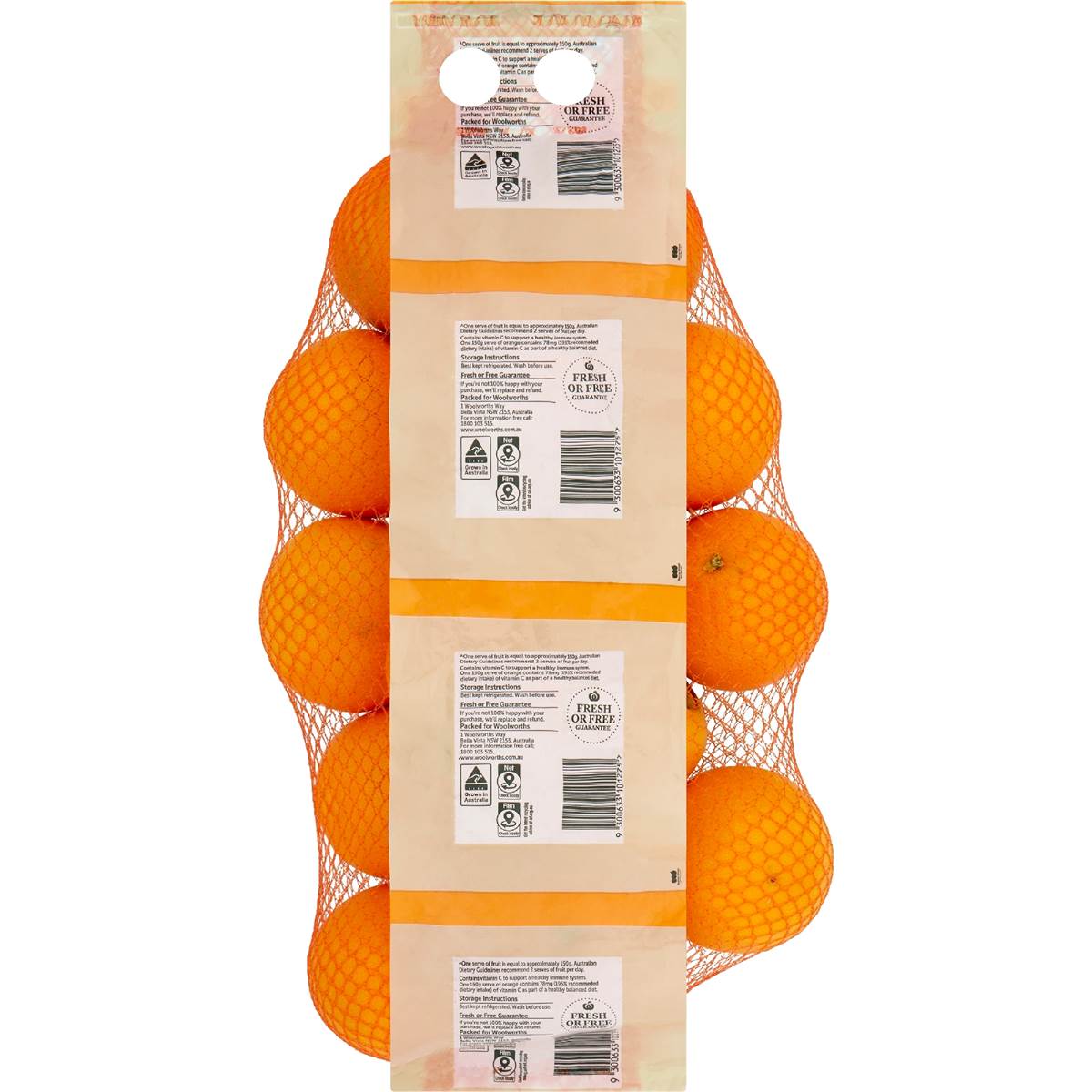 Orange Navel 3kg bag Woolworths