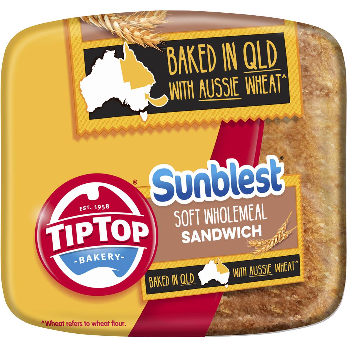 Tip Top Sunblest Wholemeal Sandwich 700g Woolworths