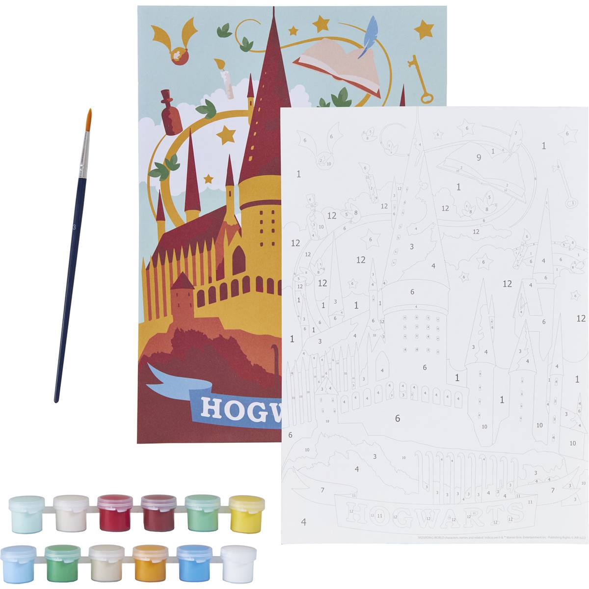 Warner Bros Paint By Numbers Harry Potter Each Woolworths