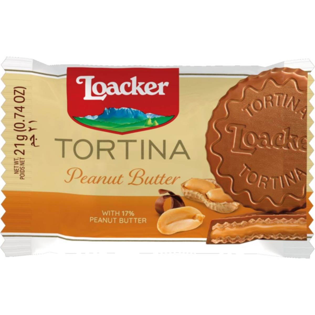Loacker Tortina Peanut Butter Biscuits 126g Woolworths