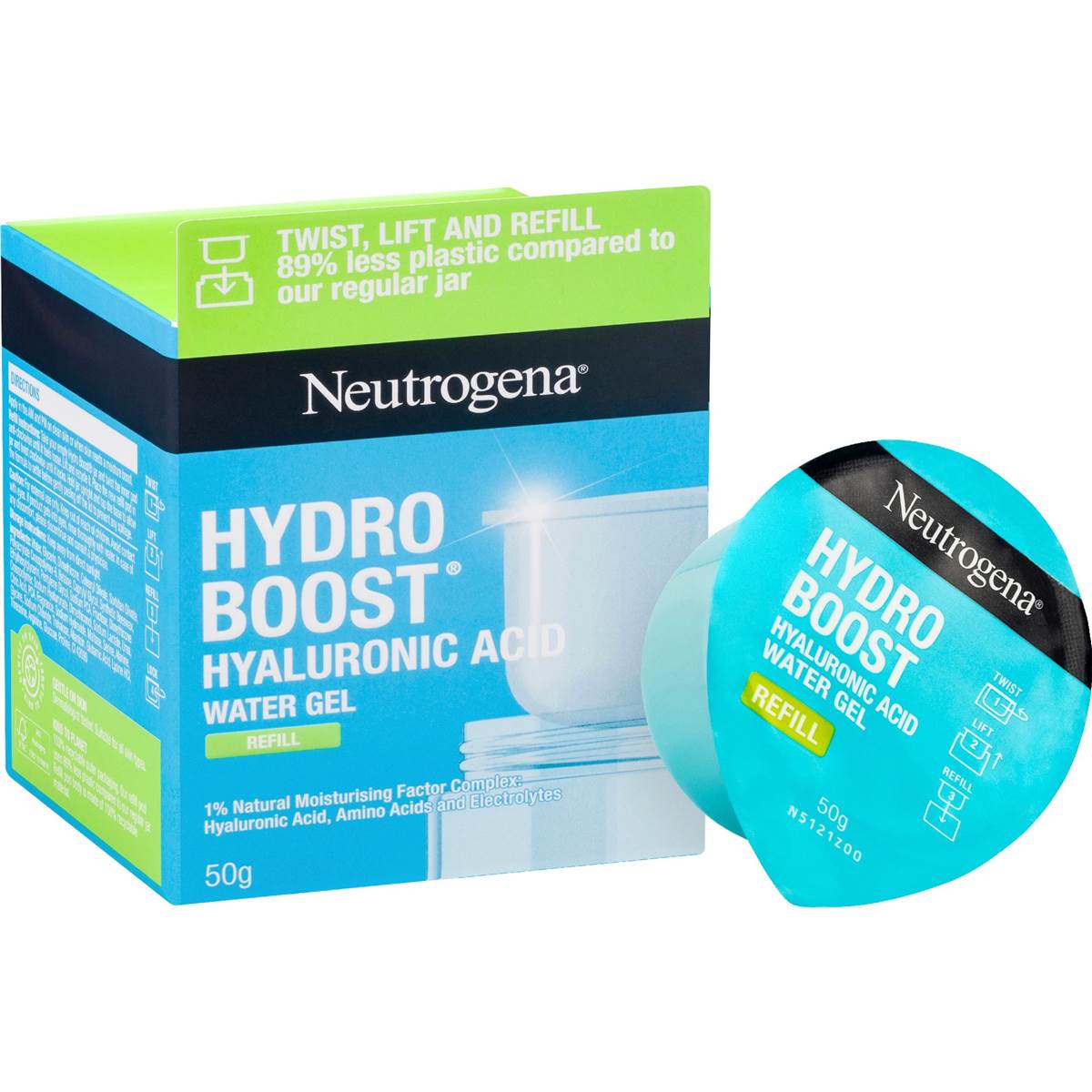 Neutrogena Hydro Boost Hyaluronic Acid Water Gel Moisturiser Refill 50g