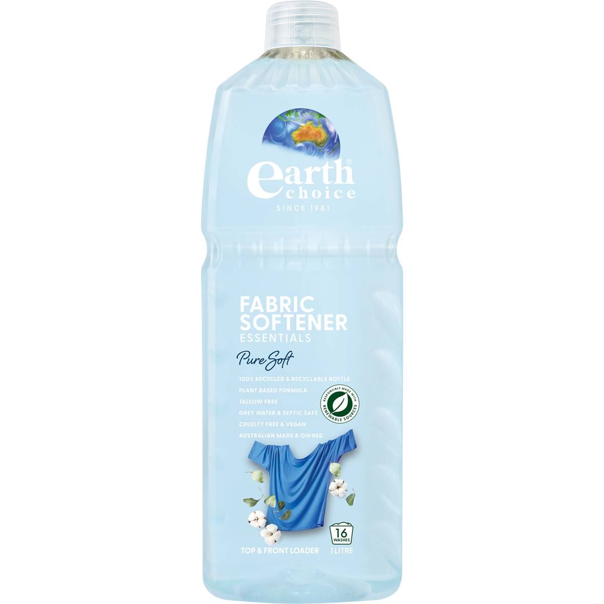 Earth Choice Fabric Softener 1l Woolworths