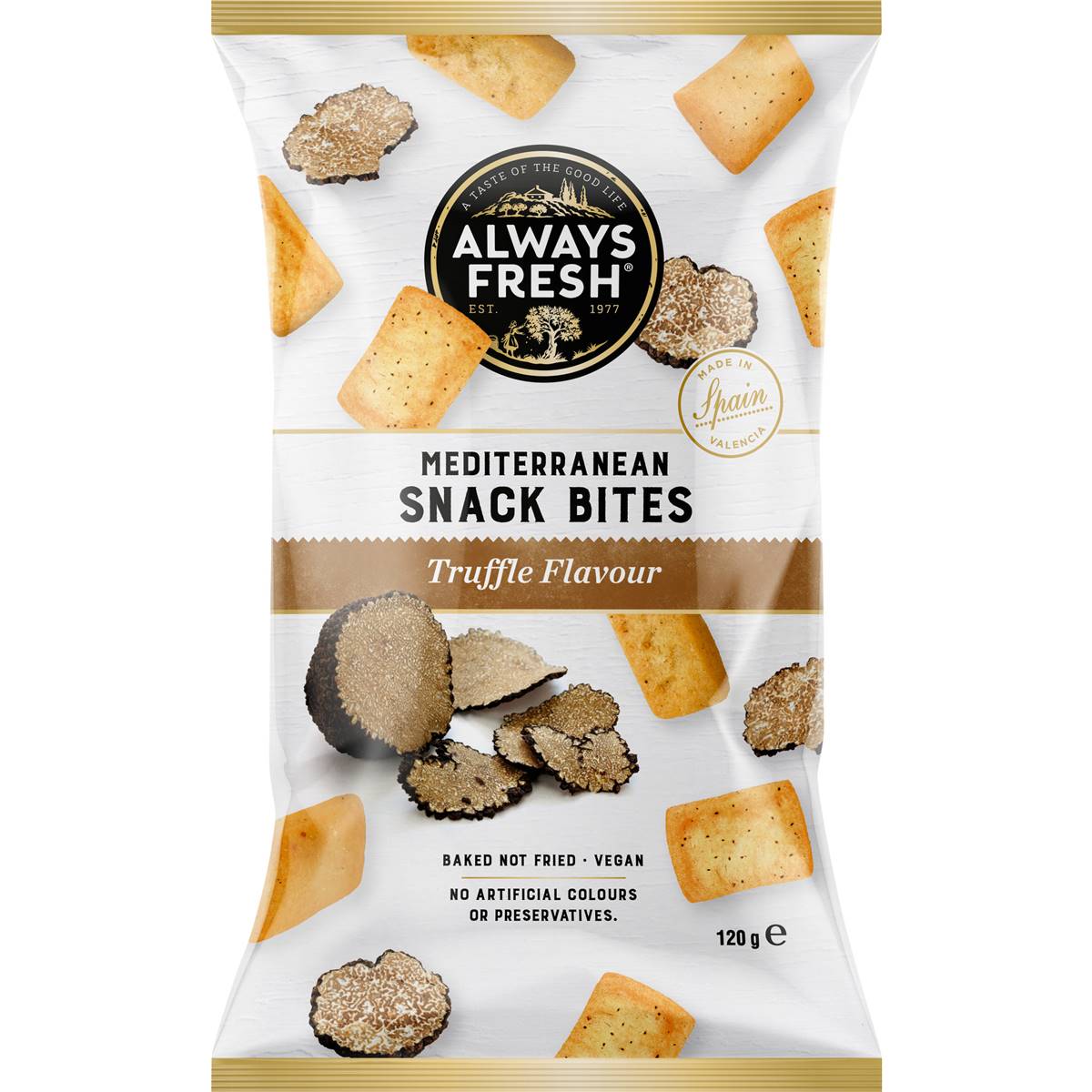 Always Fresh Mediterranean Snack Bites Truffle 120g Woolworths