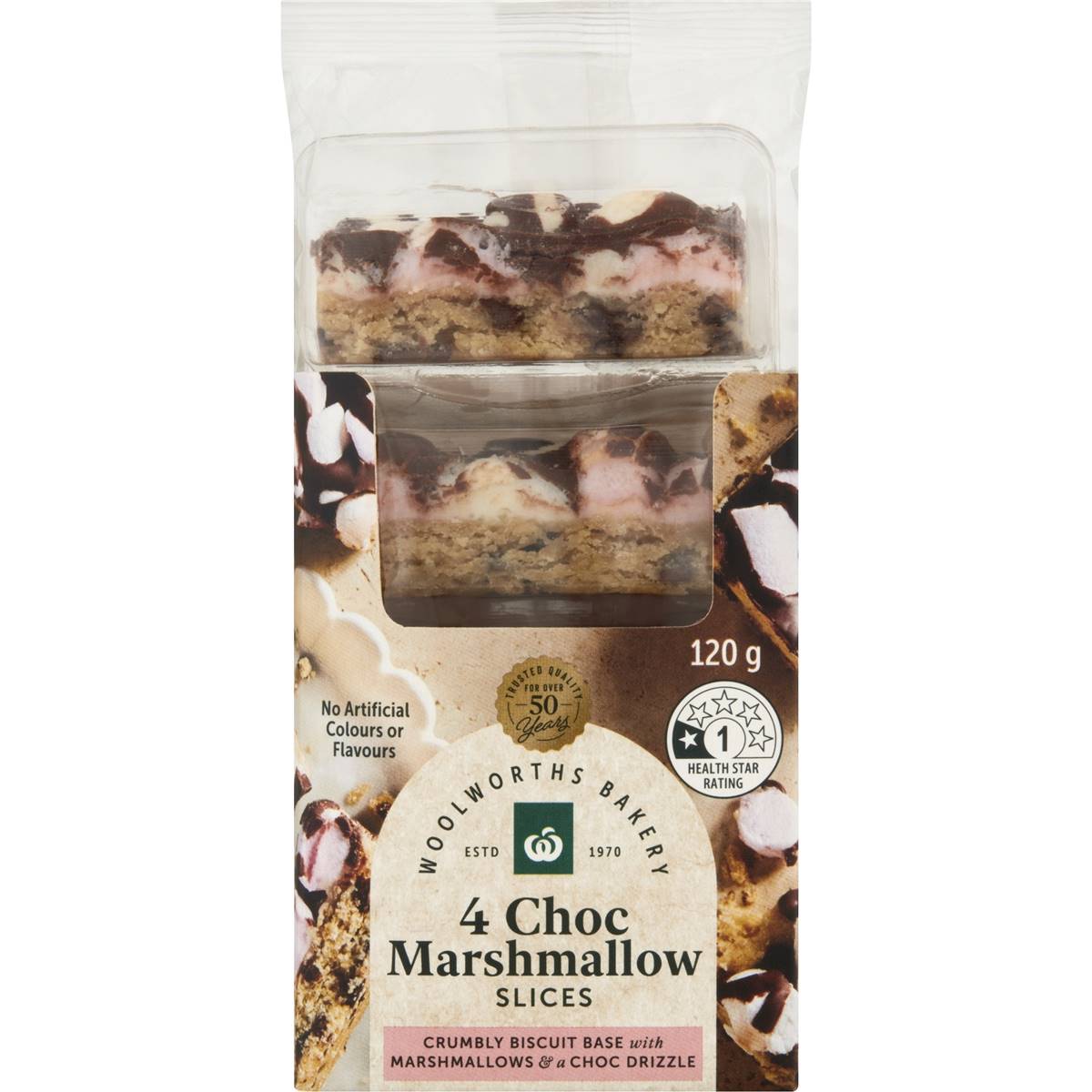 Woolworths Choc Marshmallow Slices 4 Pack | Woolworths