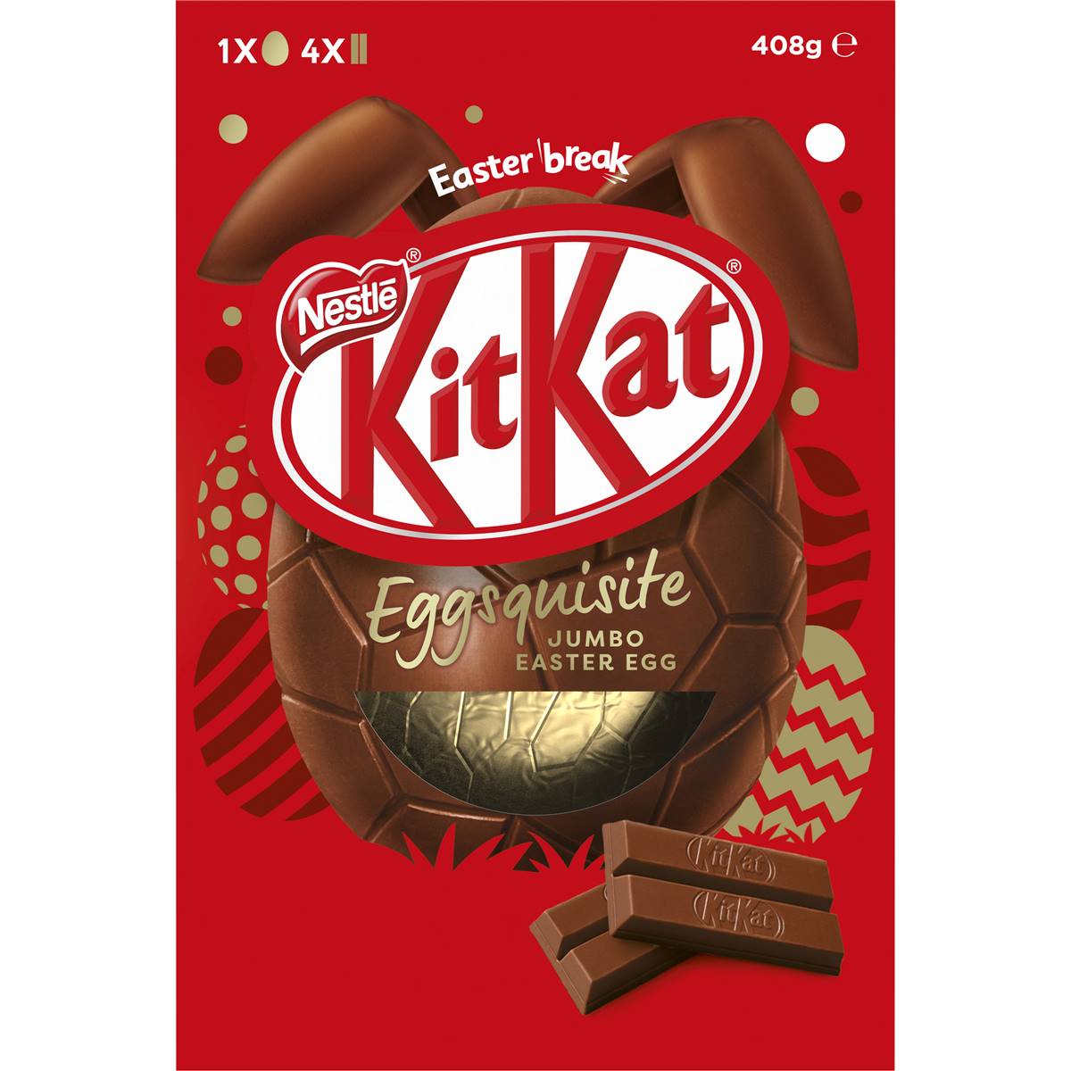 Kitkat Jumbo Easter Egg 408g Woolworths