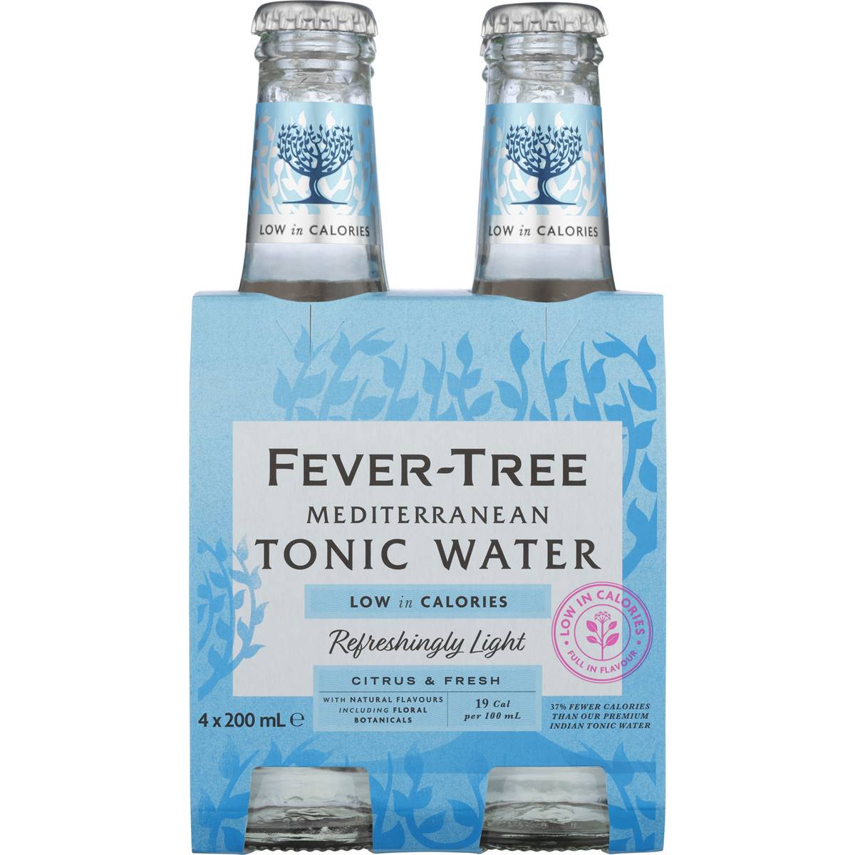 Fevertree Mediterranean Light Tonic Water 4 X 200ml Woolworths