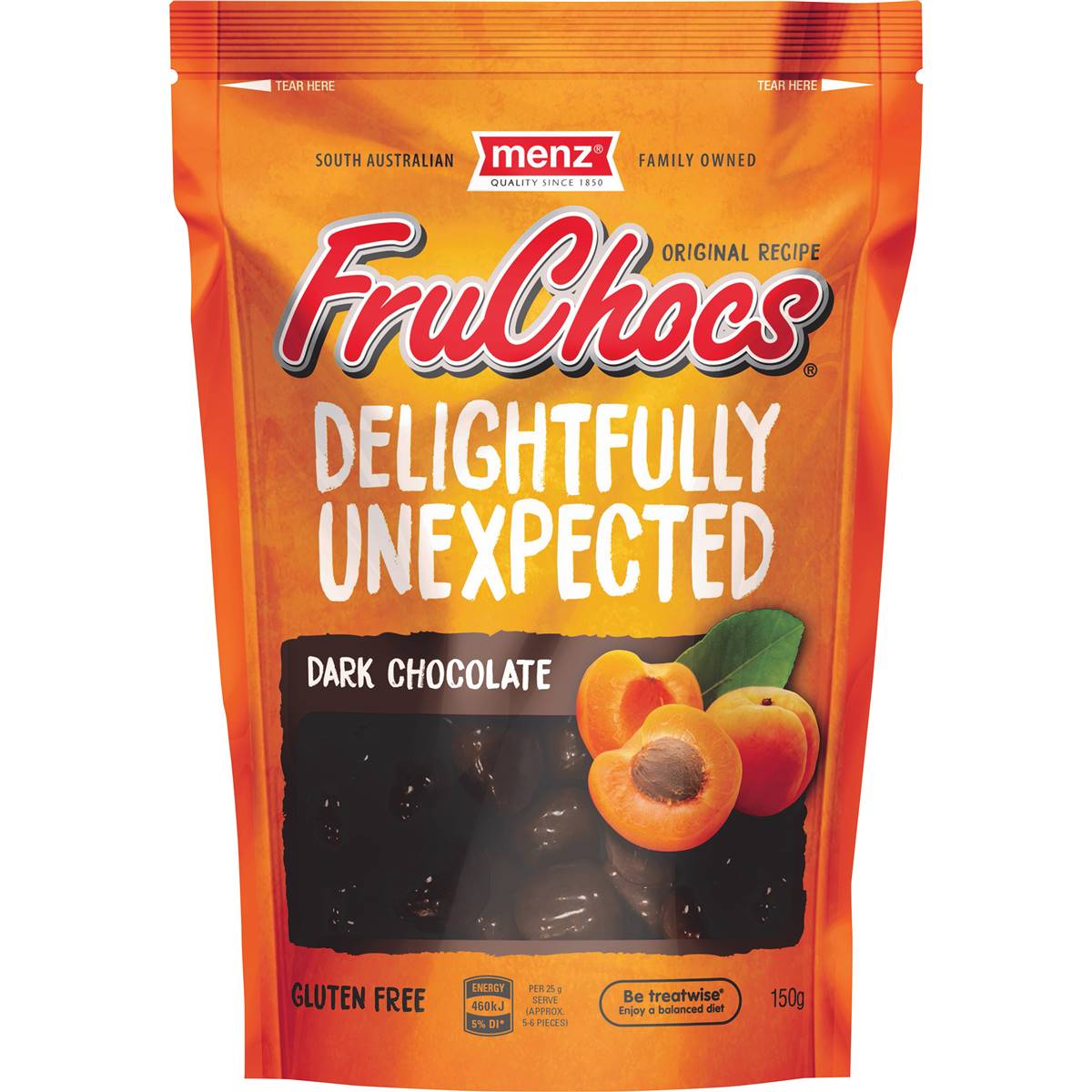 Menz Fruchocs Dark Apricot & Peach