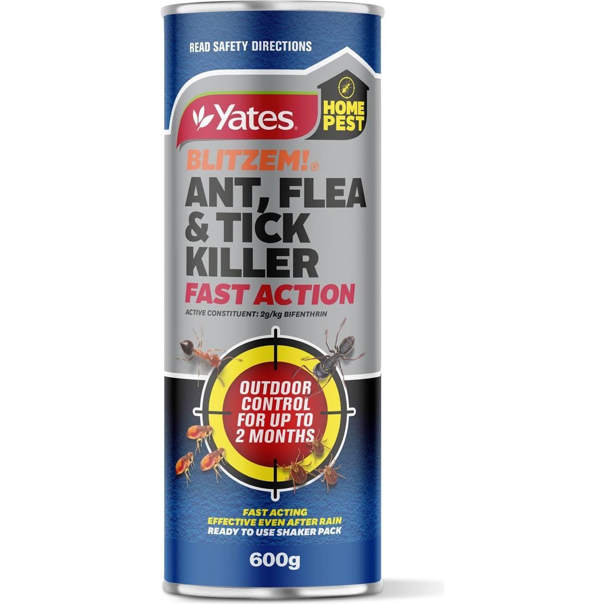 Yates Blitzem Insect Control Ant Flea & Tick Killer 600g Woolworths