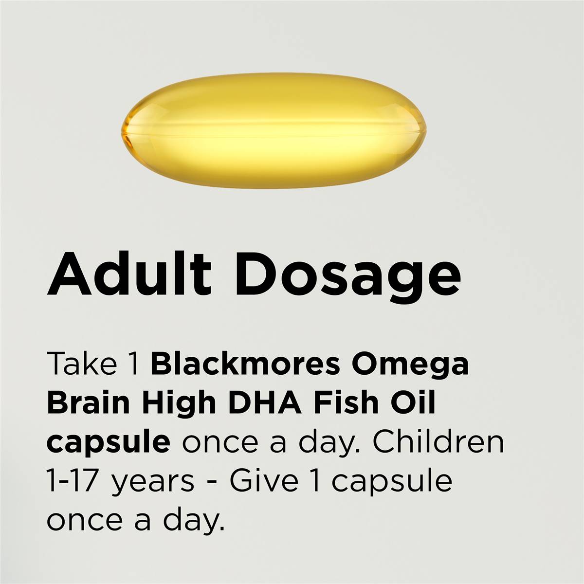 Blackmores Omega Brain High Dha Fish Oil 60 Pack Woolworths