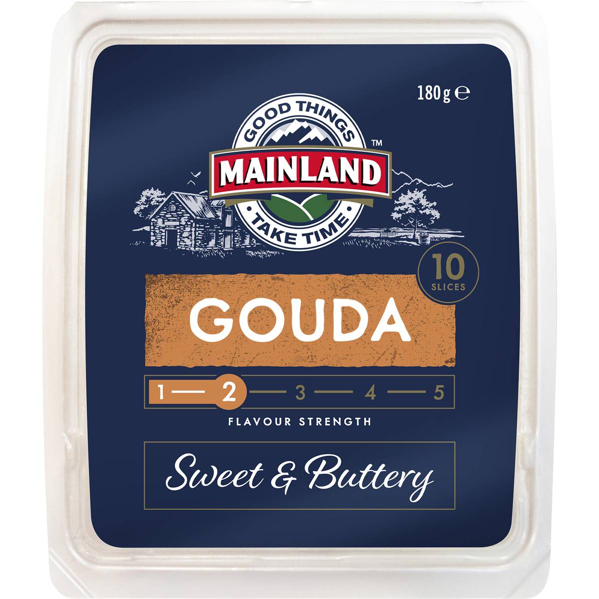 Mainland Gouda Cheese Slices 180g Woolworths