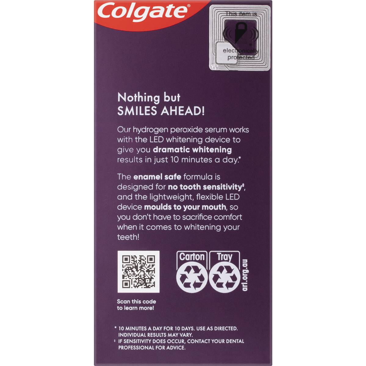 Colgate Teeth Whitening Kit Optic White Flexlight Led Each Woolworths