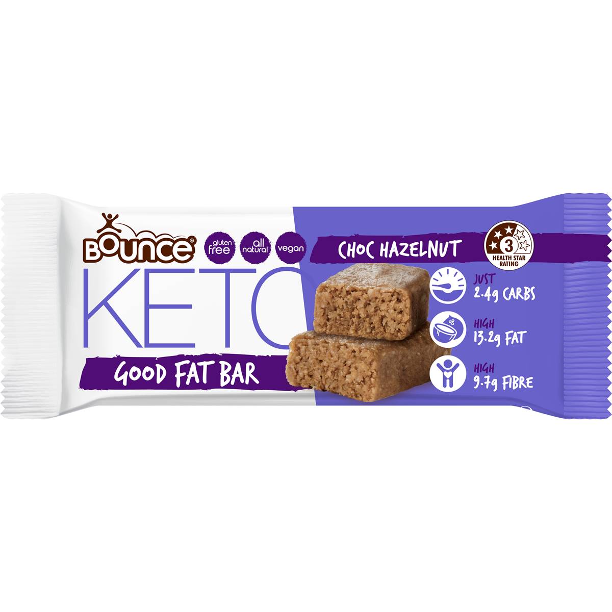 Bounce Keto Fat Bomb Bar Choc Hazelnut 35g Woolworths
