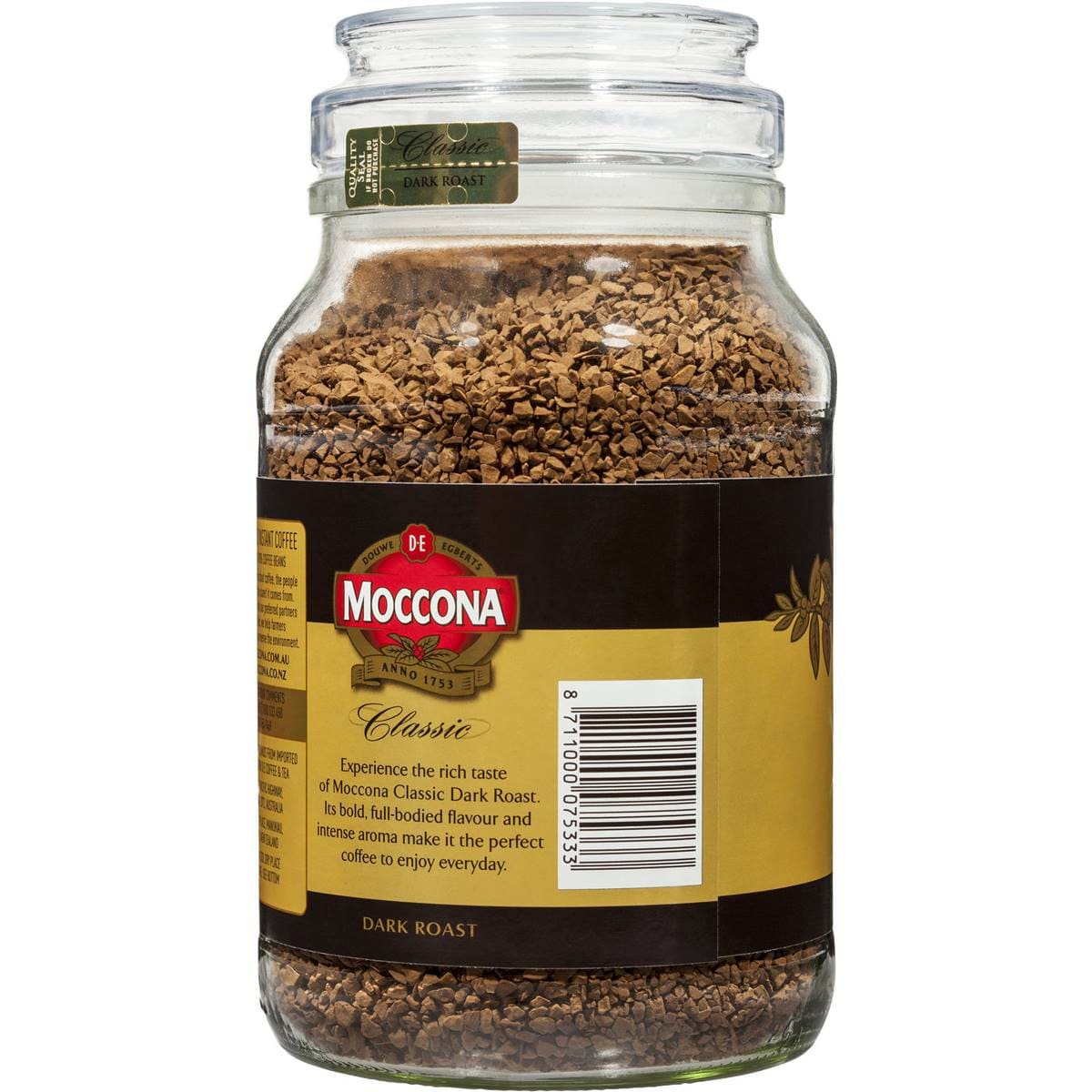 Moccona Freeze Dried Instant Coffee Classic Dark Roast 400g Woolworths