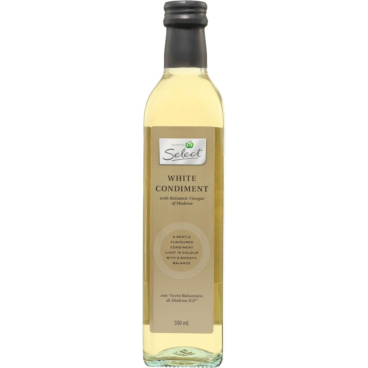 Select Vinegar Balsamic White 500ml Woolworths