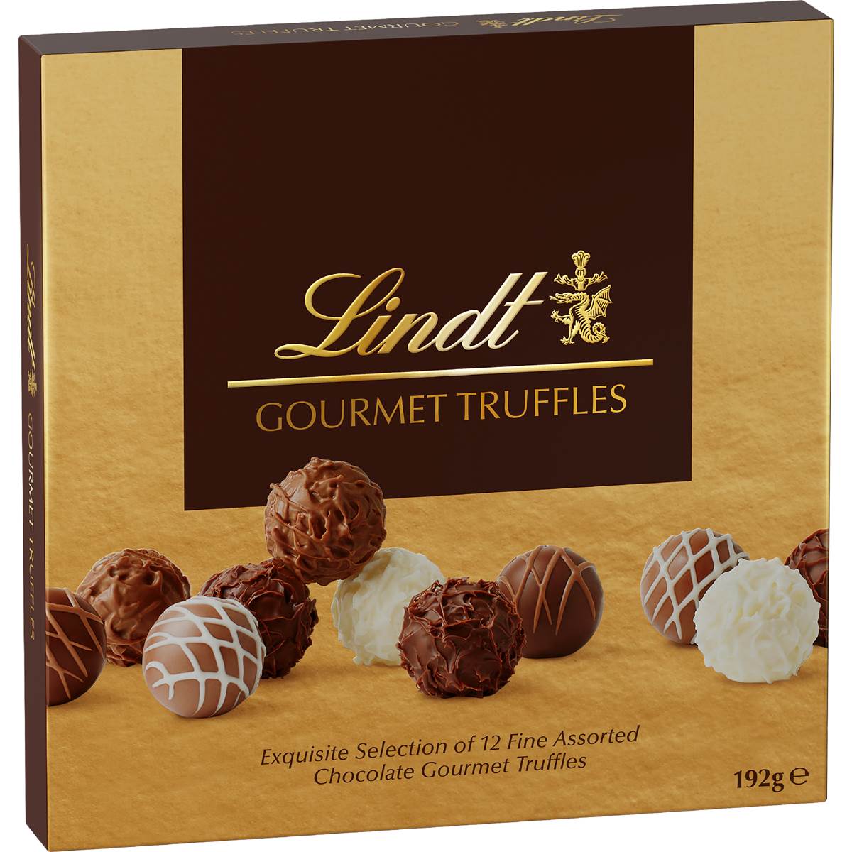 Lindt Gourmet Truffles Chocolate Gift Box 192g