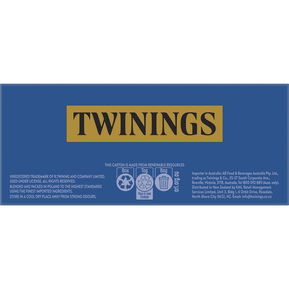 Twinings Lady Grey Tea Bags 100 Pack Woolworths