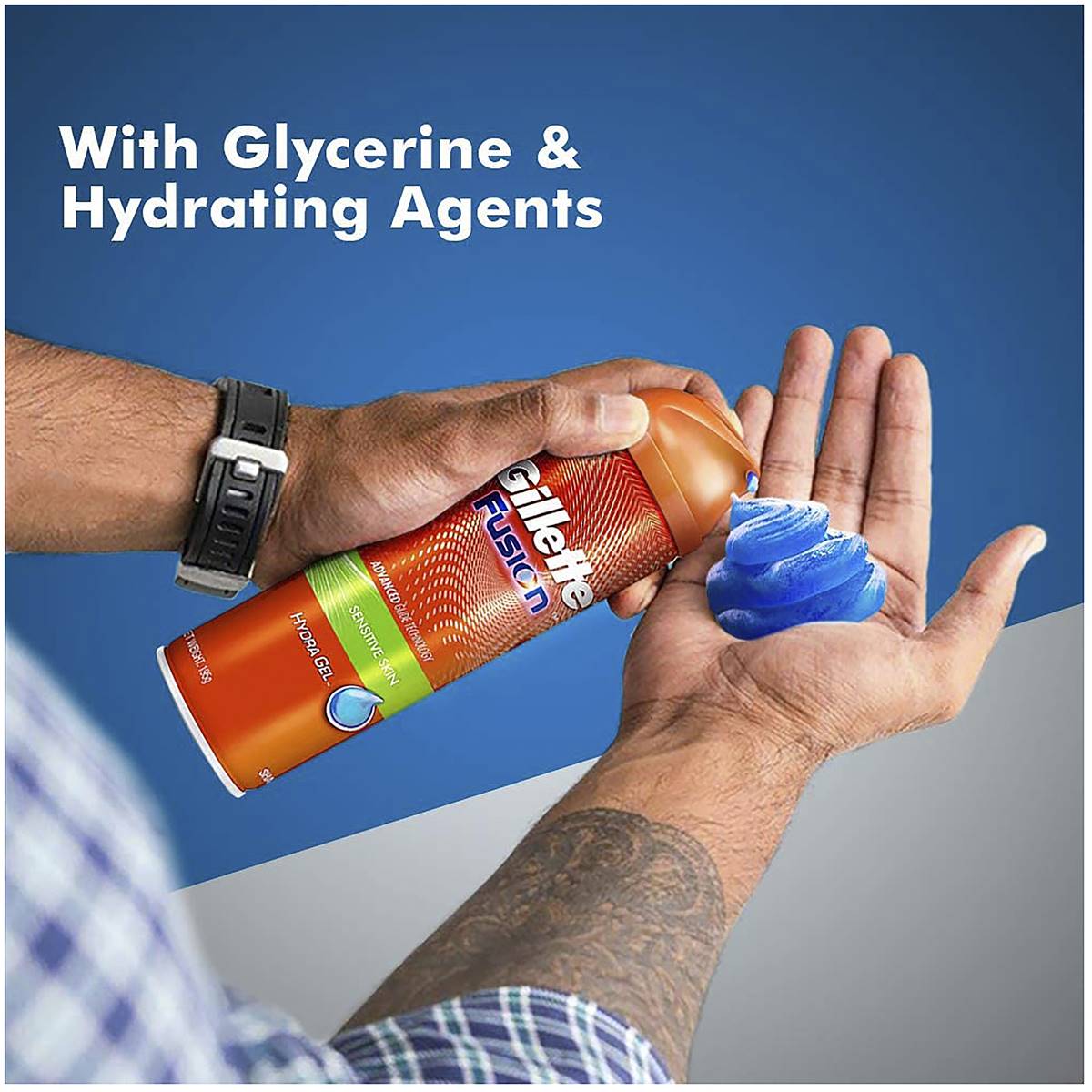 Gillette Fusion Hydra Shaving Gel Sensitive Skin 195g Woolworths