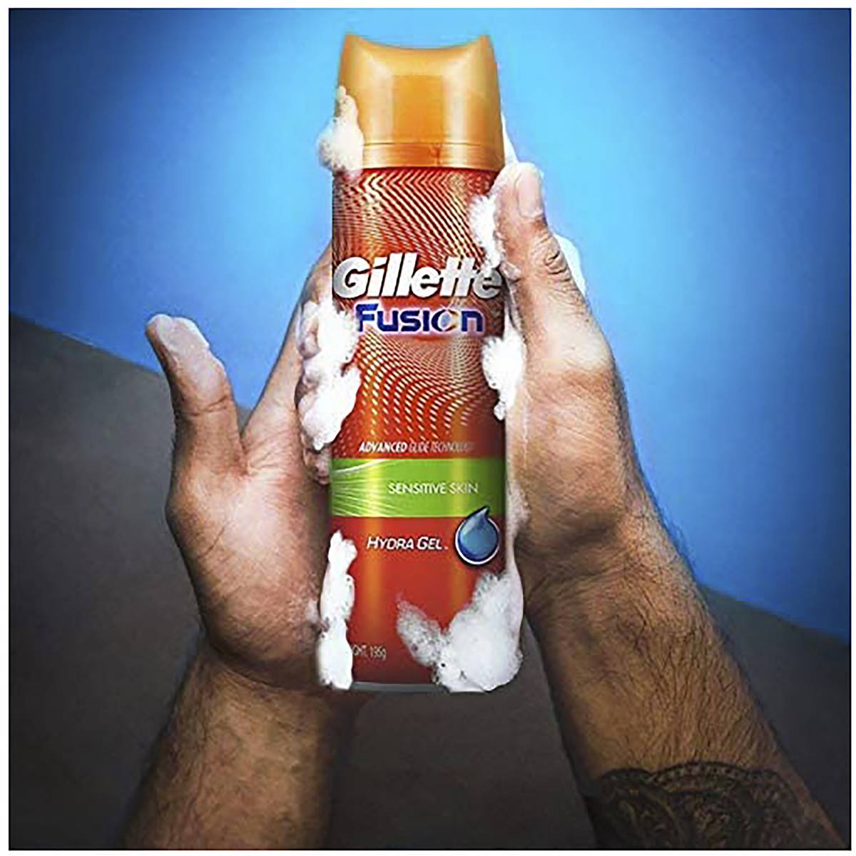 Gillette Fusion Hydra Shaving Gel Sensitive Skin 195g Woolworths