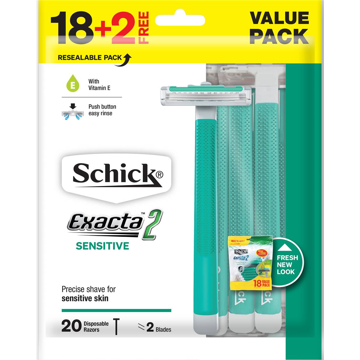 schick disposable razor pack