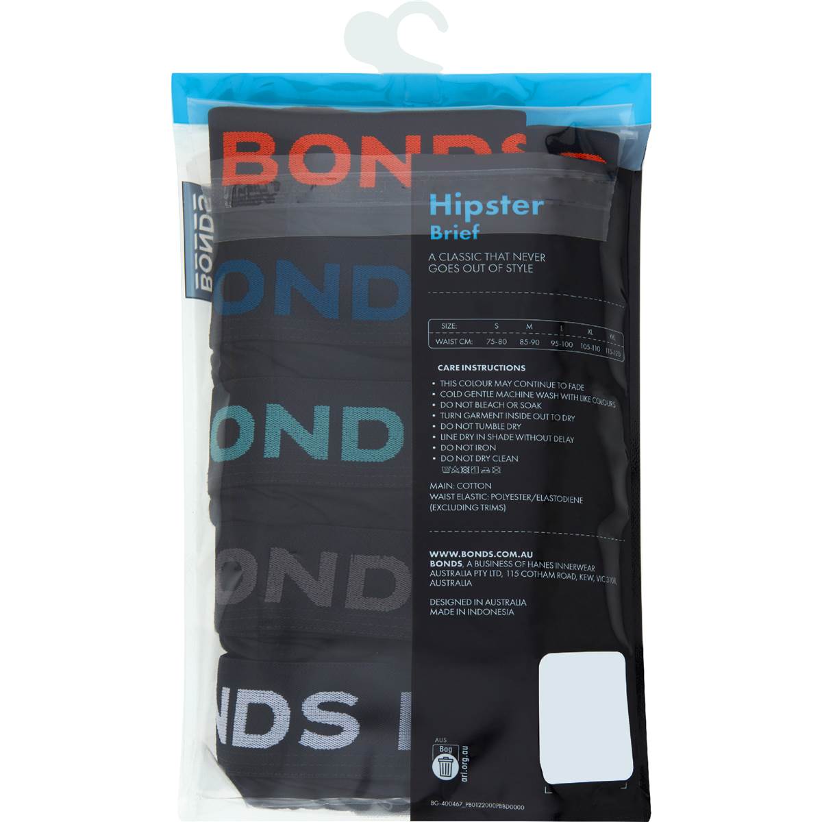 Bonds Mens Underwear Hipster Brief Large Assorted 5 Pack Woolworths