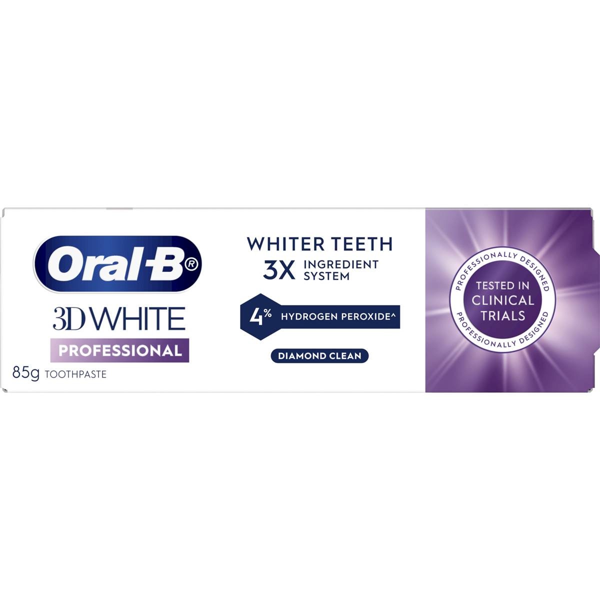 Oral B 3d White Professional Whitening Toothpaste 85g | Woolworths