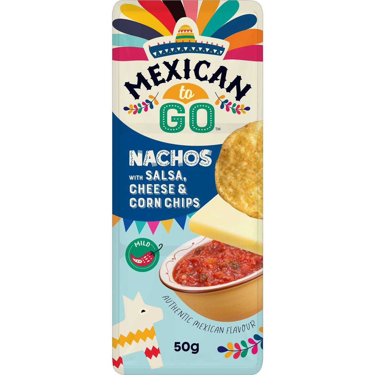 Mexican To Go Nachos Salsa Cheese 50g Woolworths