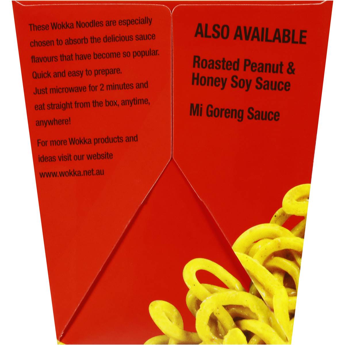 Wokka Thai Peanut Satay Sauce Noodle Box 350g Woolworths