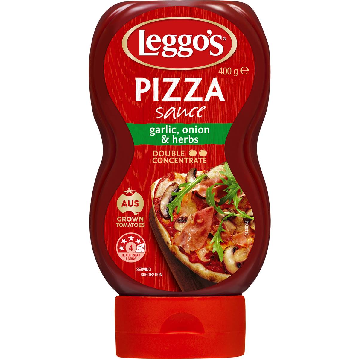 Leggo's Pizza Sauce Double Concentrate Garlic Onion & Herbs Squeeze
