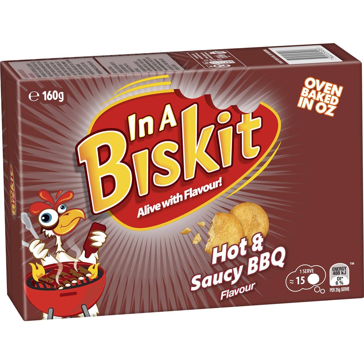 In A Biskit In A Biskit Hot & Saucy Bbq Crackers