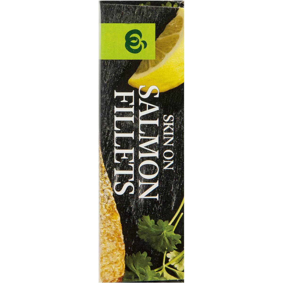 Woolworths Frozen Salmon Fillets Skin On 250g Woolworths