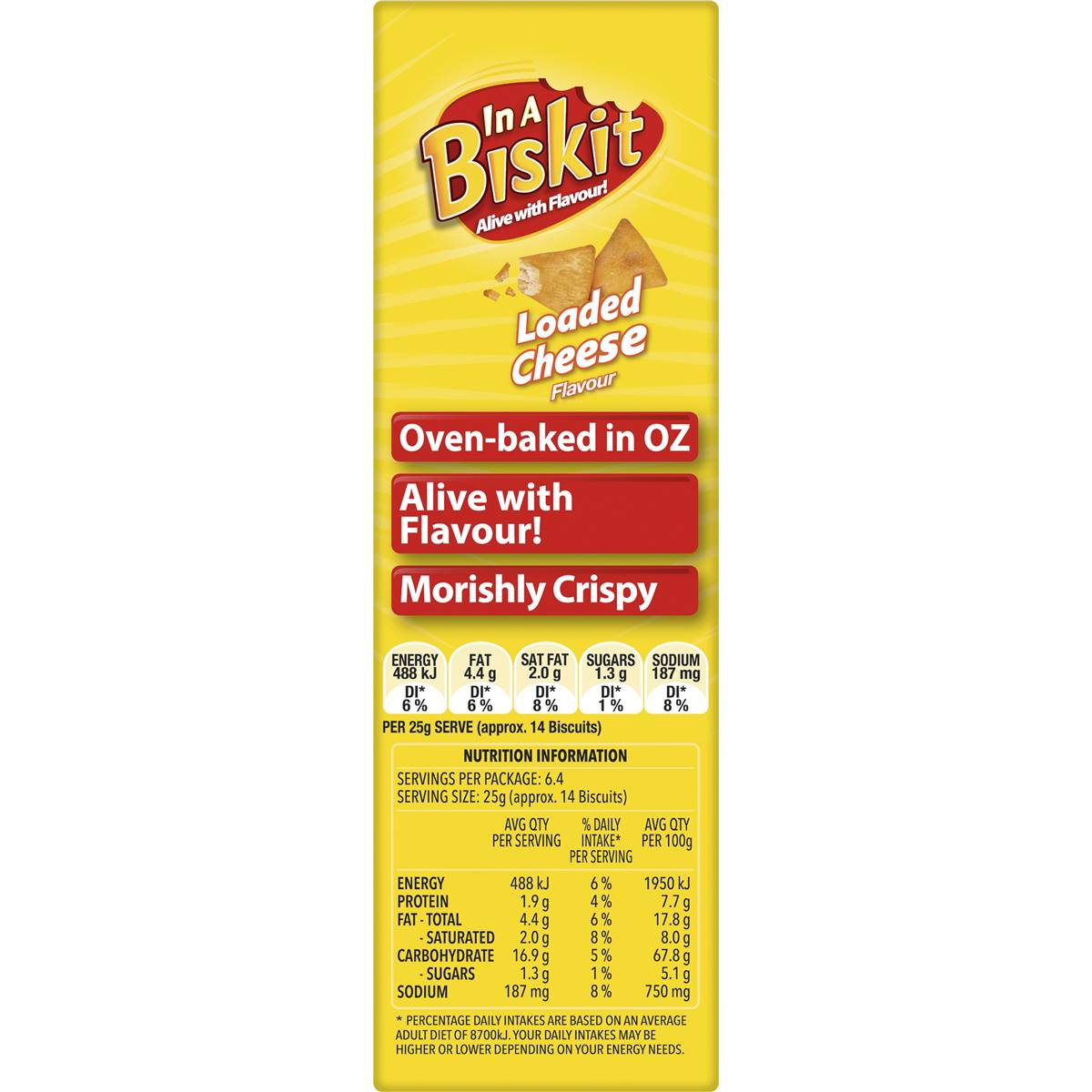 In A Biskit Loaded Cheese Crackers 160g Woolworths
