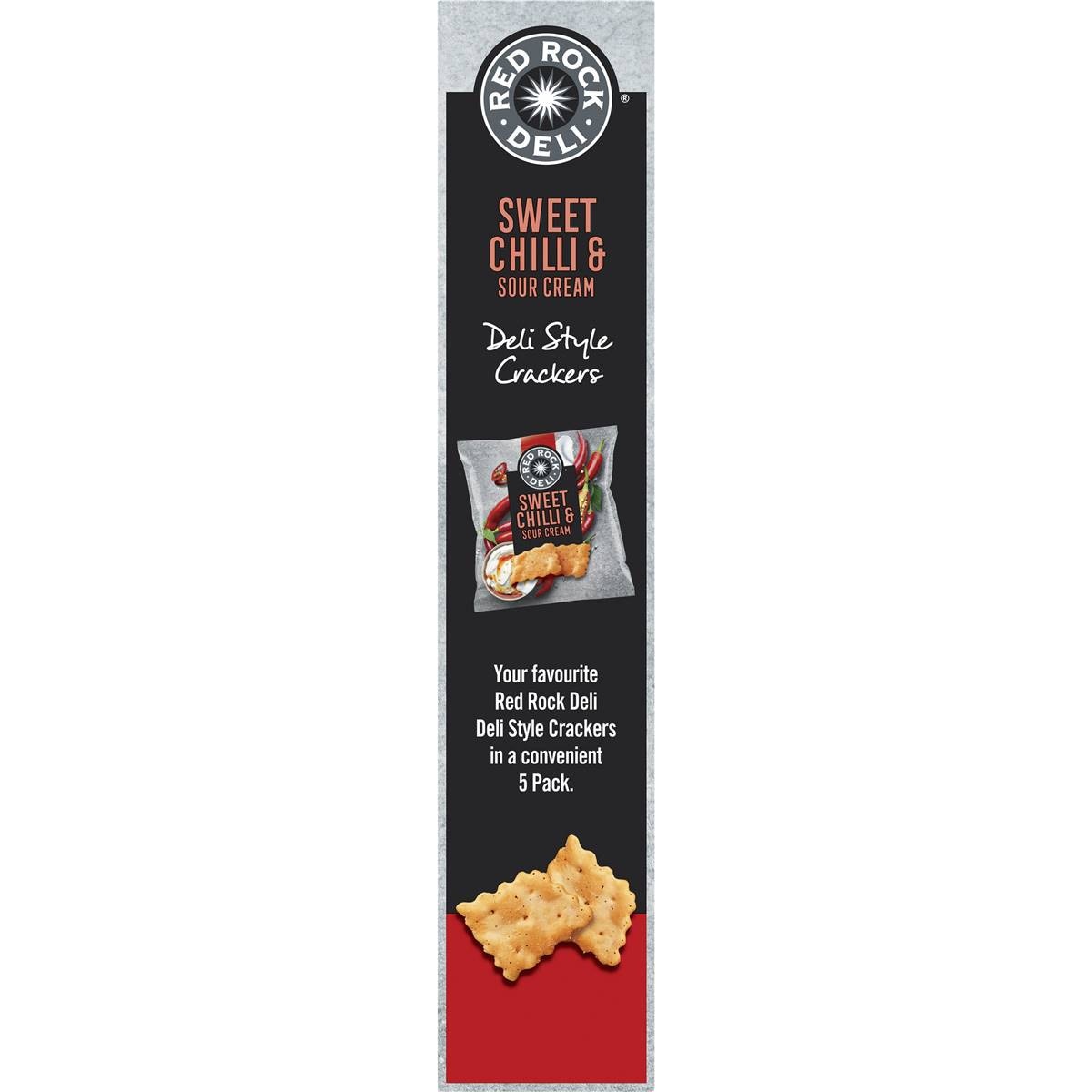 Red Rock Deli Sweet Chilli & Sour Cream Deli Style Crackers Multipack