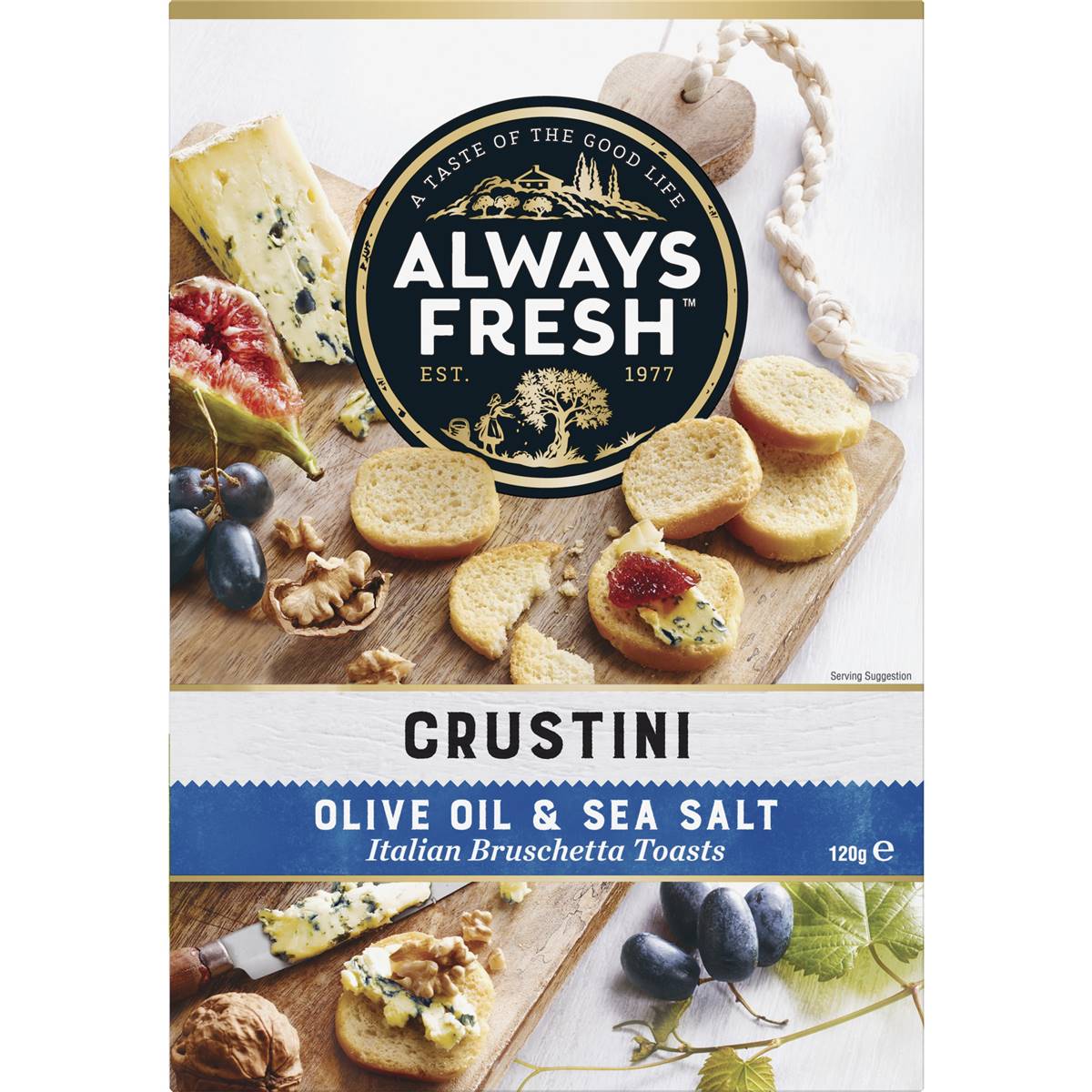 Always Fresh Crustini Olive & Sea Salt