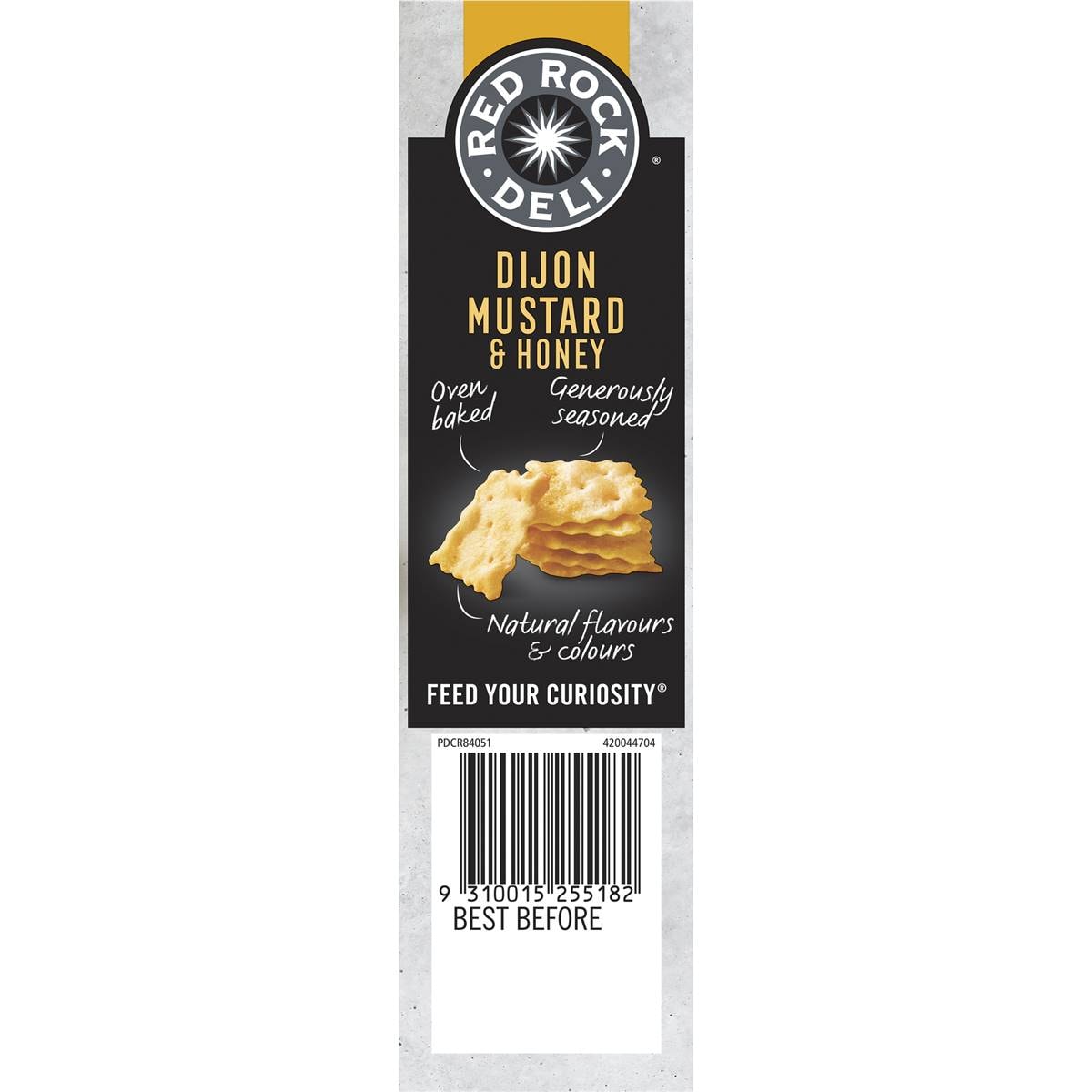 Red Rock Deli Dijon & Honey Crackers 135g Woolworths