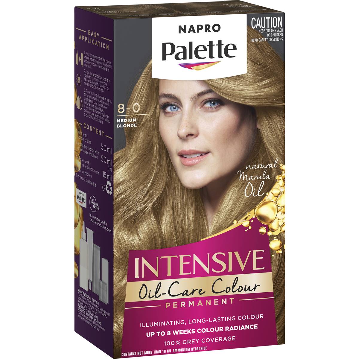 Napro Palette 8-0 Medium Blonde Each | Woolworths