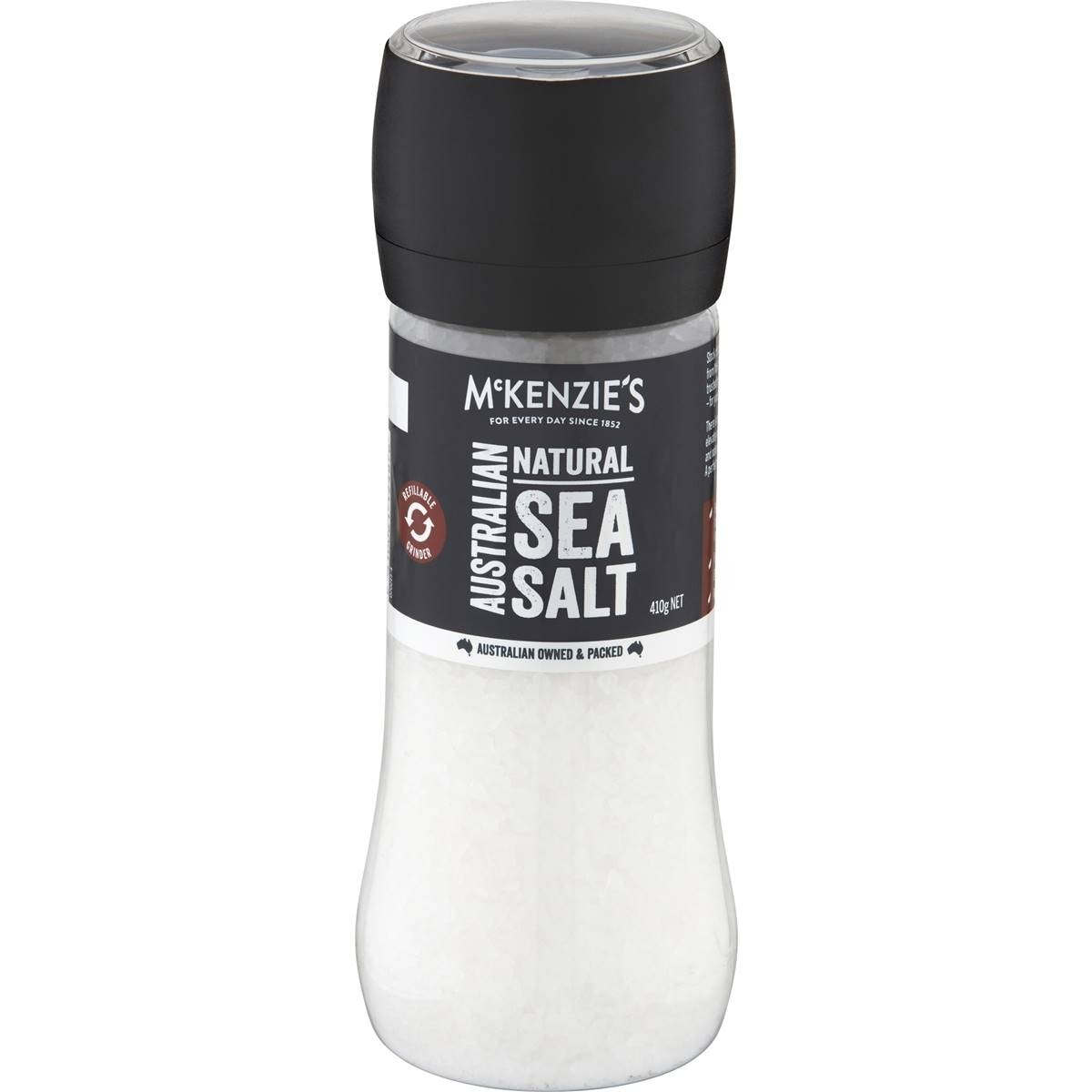 Mckenzie's Natural Sea Salt Grinder 