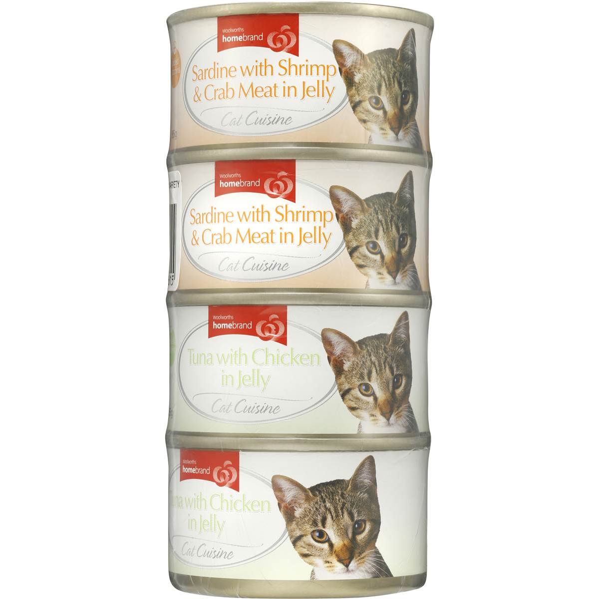 Homebrand Adult Cat Food Variety Pack 4x85g Woolworths