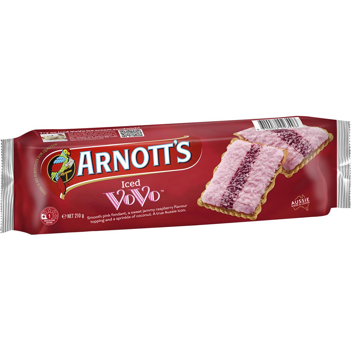 Arnotts Iced Vo Vo Biscuits 210g Woolworths 6007