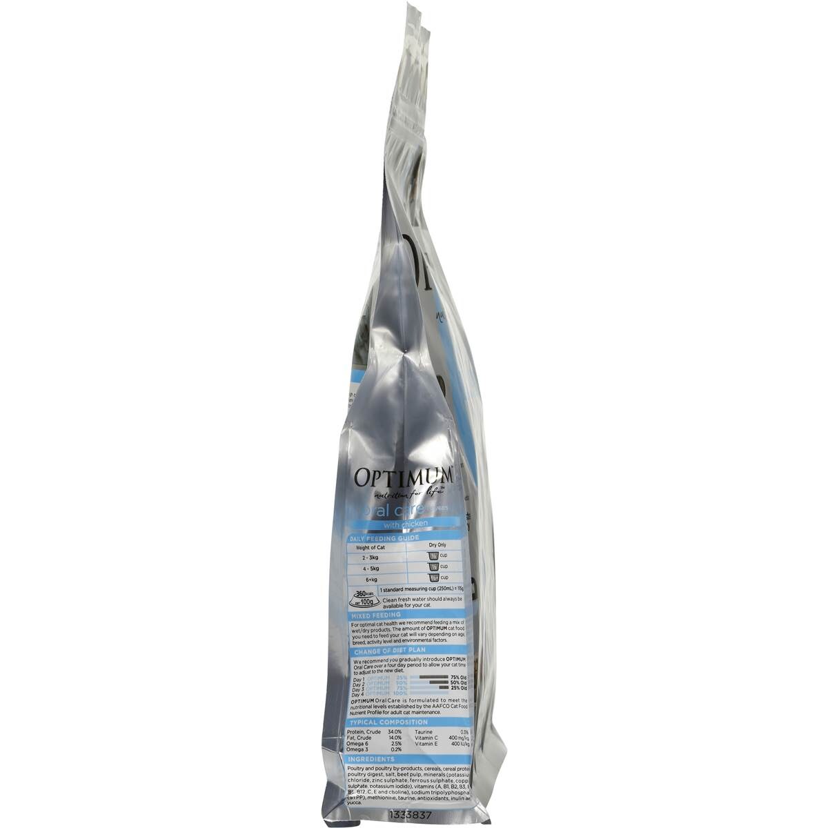 Optimum Adult Cat Food Oral Care With Chicken 500g Woolworths