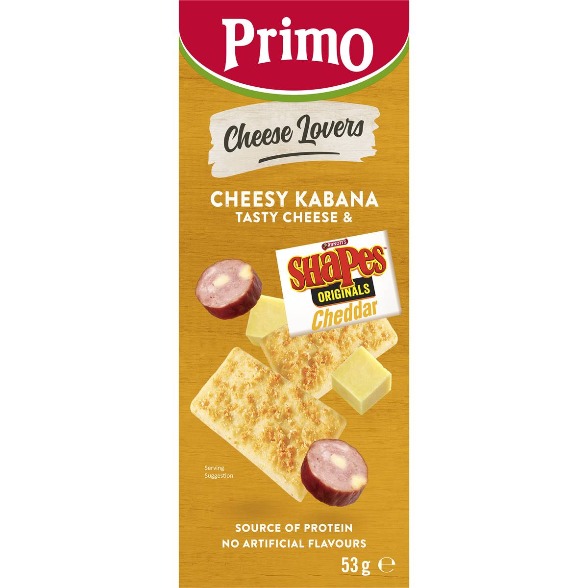 Primo Cheesy Kabana Cheese & Arnotts Shapes