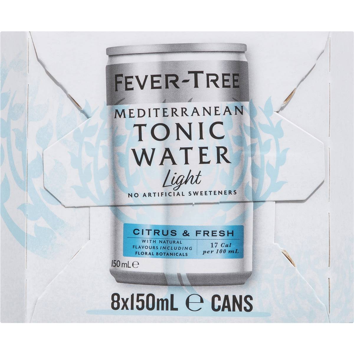 Fevertree Mediterranean Light Tonic Water 8 X 150ml Woolworths