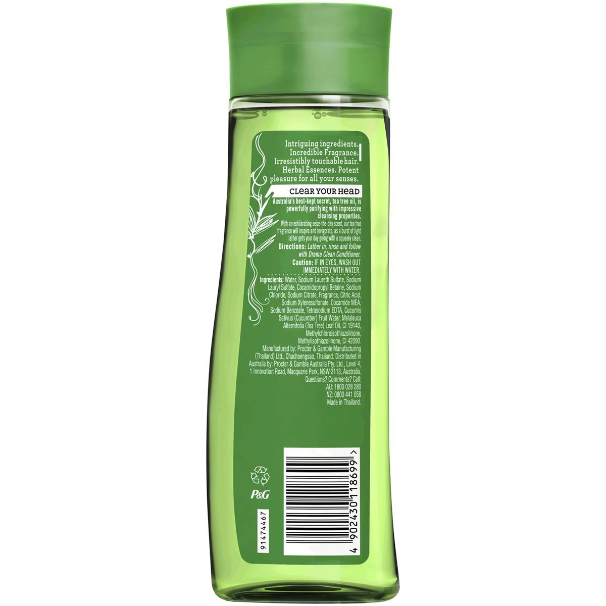 Herbal Essences Shampoo Drama Clean 300ml Woolworths
