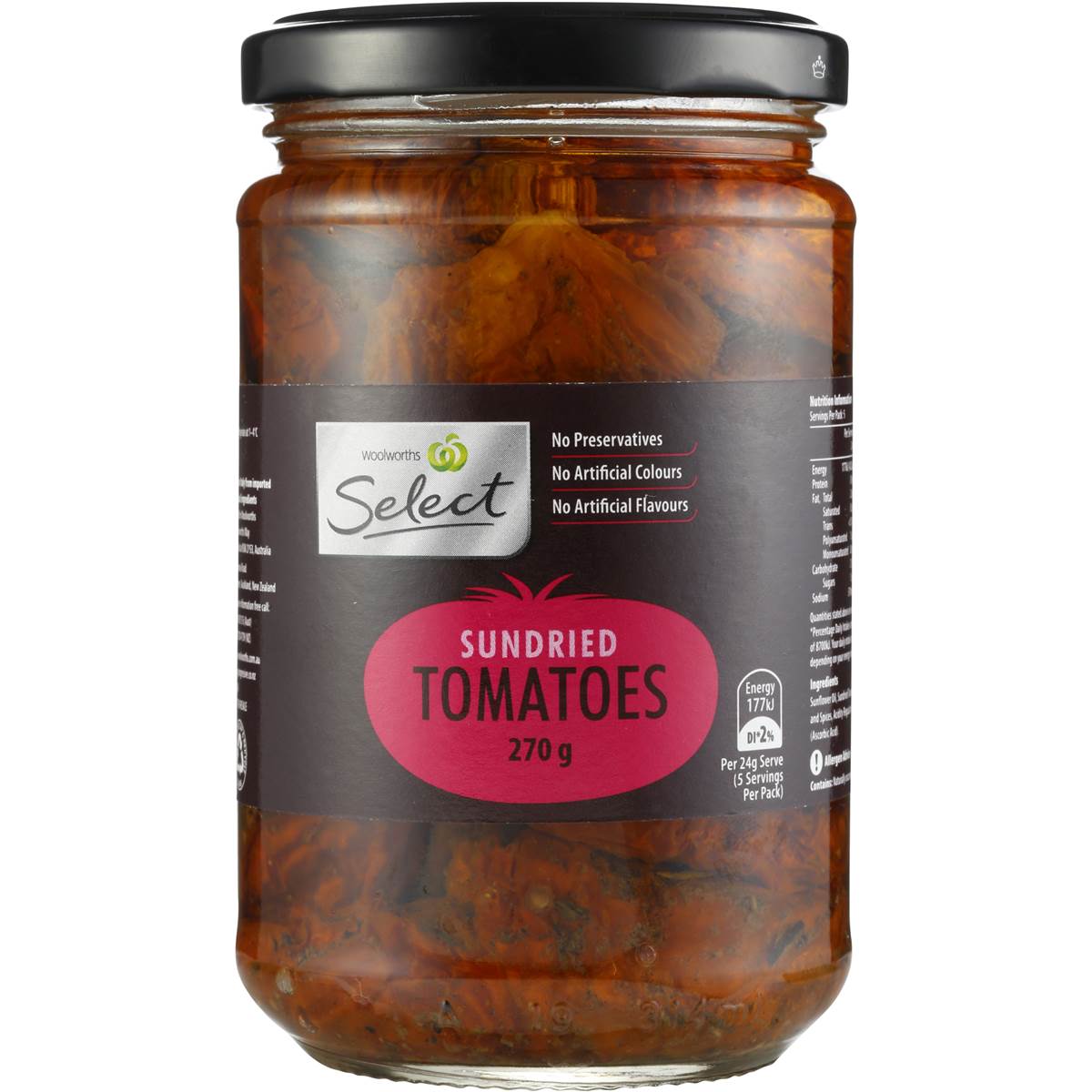 Select Tomatoes Sundried 270g Woolworths