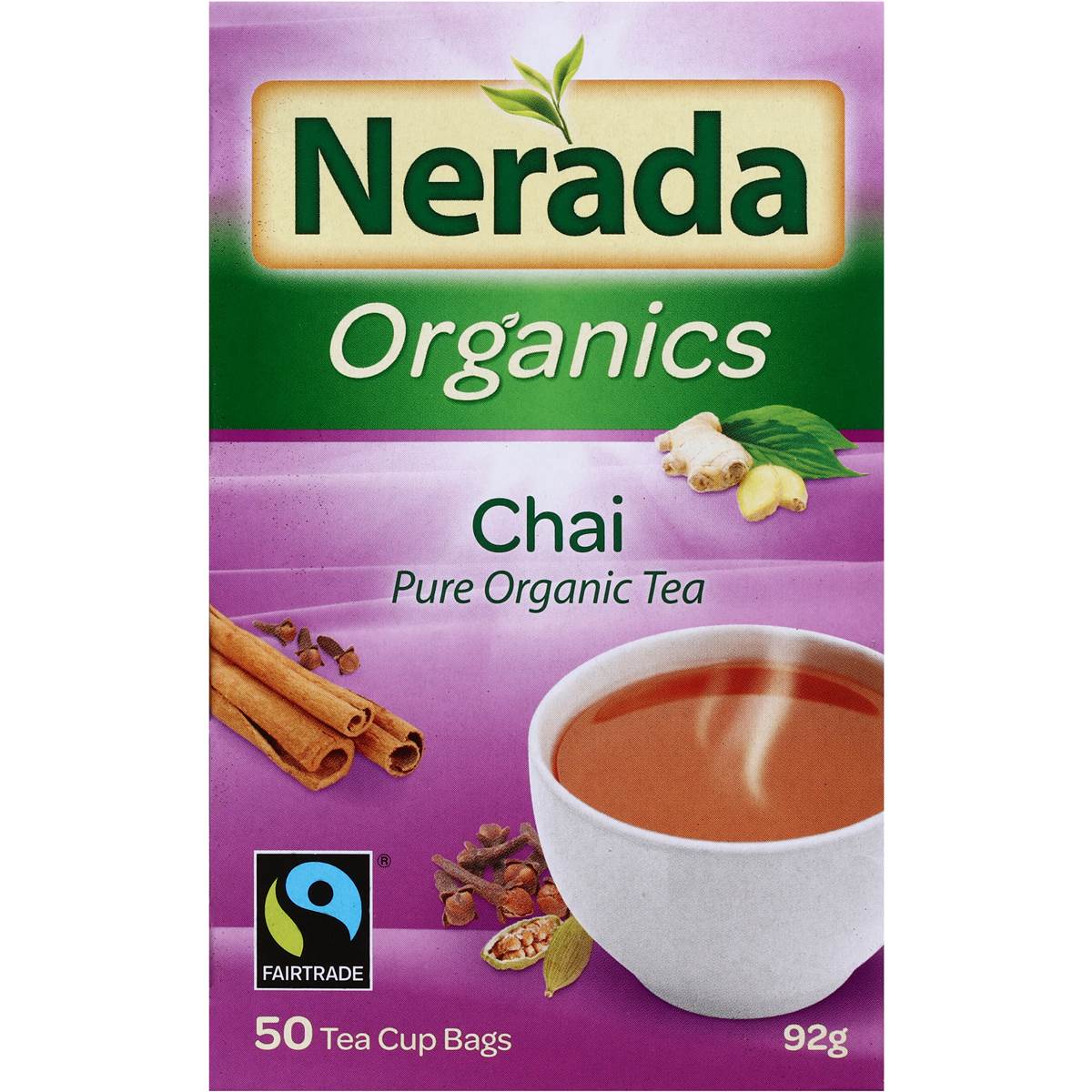 Nerada Organic Chai Tea 50 Pack 93g | Woolworths