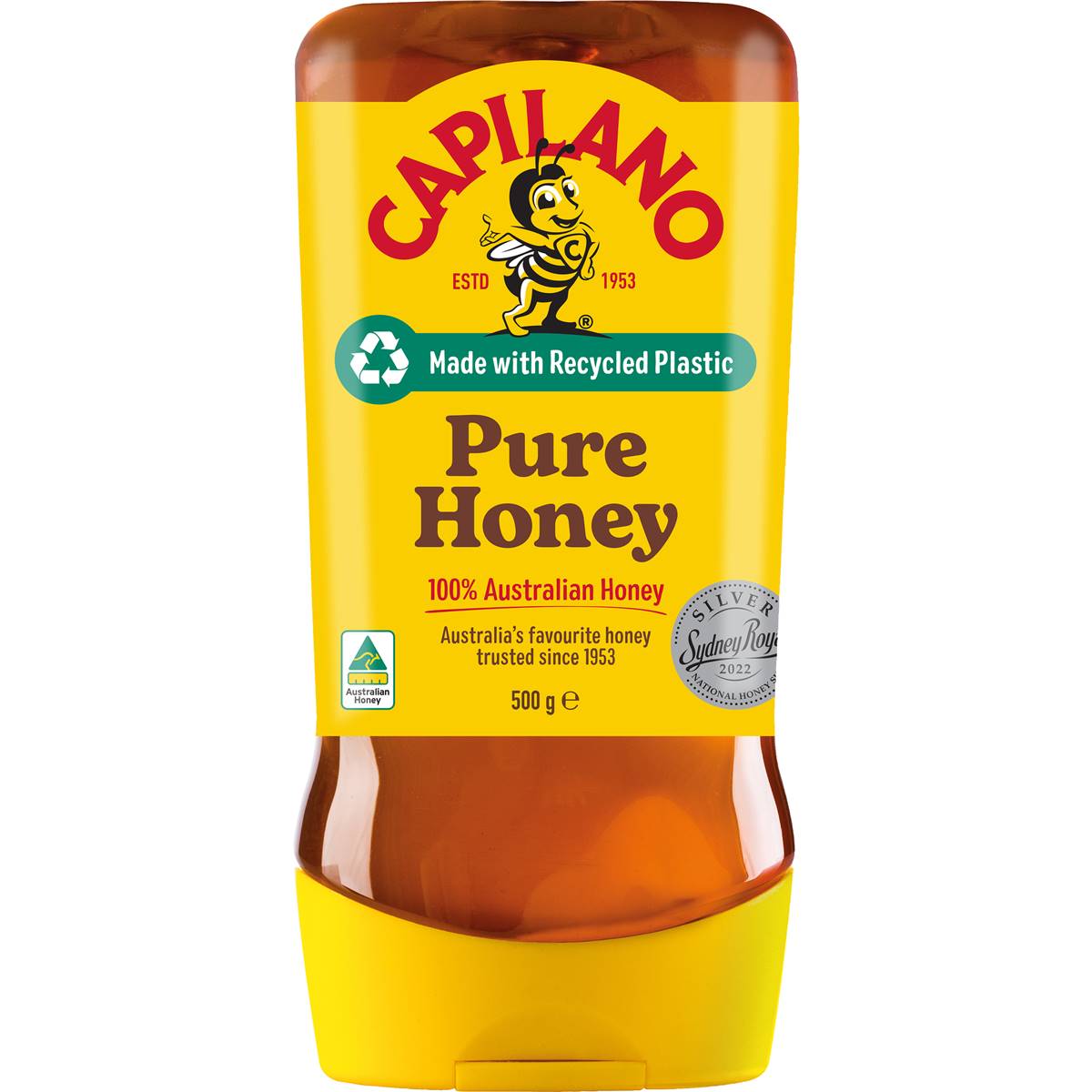 Capilano Squeezable Upsidedown Australian Honey 500g | Woolworths