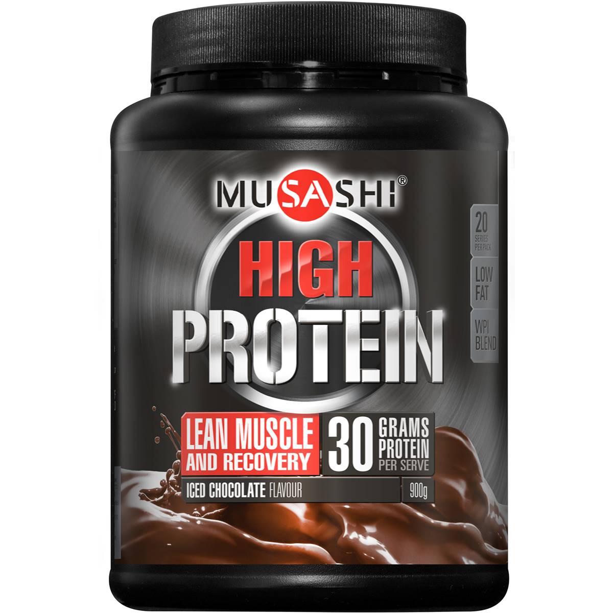 Musashi P30 Protein Powder Chocolate 900g | Woolworths